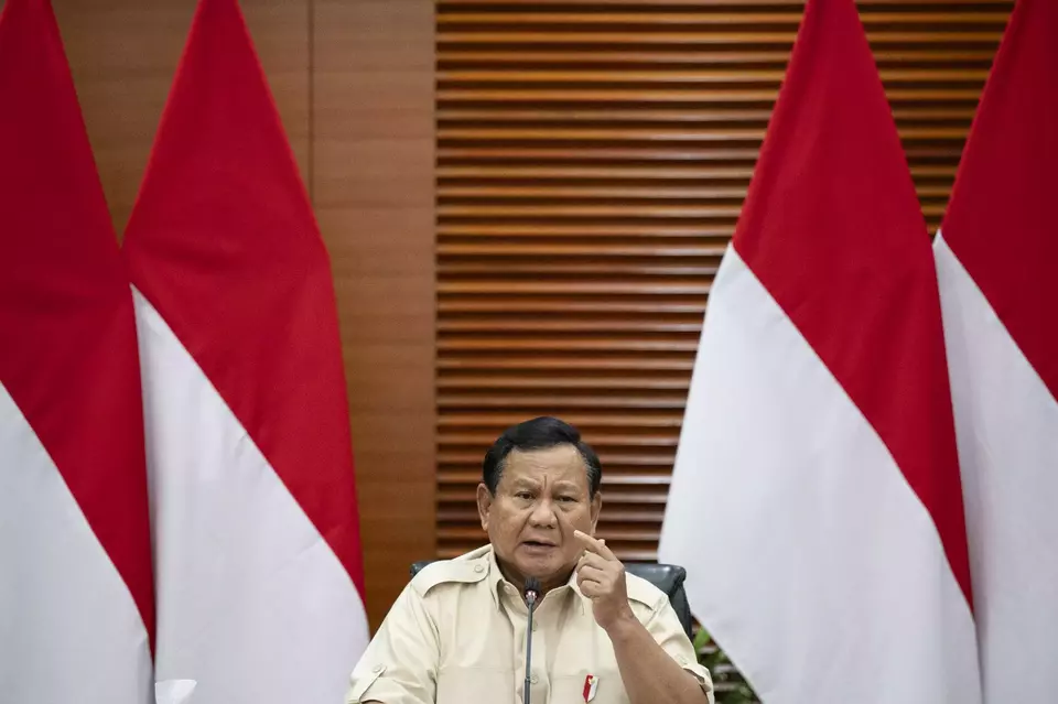 Image Credit Aprillio Akbar/Antara - Prabowo Subianto.