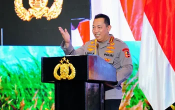 Image Credit Doc Divisi Humas Polsri - Kapolri Jenderal Pol. Listyo Sigit Prabowo berbicara dalam acara Rapat Pimpinan (Rapim) Polri Tahun 2025 di Gedung Tribrata, Jakarta Selatan, Jumat (31/1/2025).