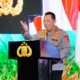 Image Credit Doc Divisi Humas Polsri - Kapolri Jenderal Pol. Listyo Sigit Prabowo berbicara dalam acara Rapat Pimpinan (Rapim) Polri Tahun 2025 di Gedung Tribrata, Jakarta Selatan, Jumat (31/1/2025).