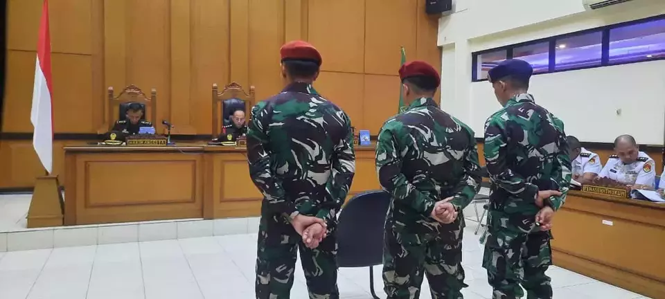 Image Credit Dayat/Beritasatu - Sidang perdana kasus penembakan bos rental mobil di Tangerang di Pengadilan Militer II, Jalan Penggilingan, Jakarta Timur pada Senin, 10 Februari 2025 dengan agenda pembacaan surat dakwaan.