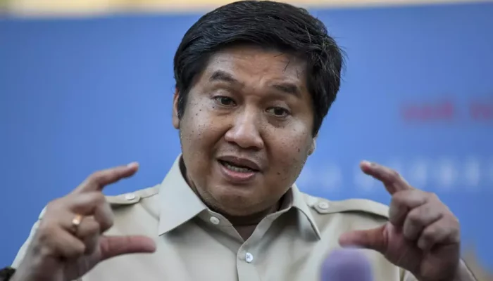 Menteri PKP Klarifikasi Isu Dewa 19 di Acara Peluncuran Logo Kementerian