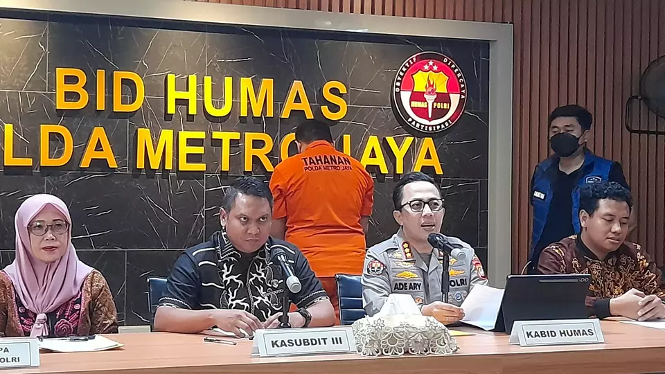 Image Credit Doc Humas Polda Metro - Polda Metro Jaya mengungkap kasus penyebaran konten pornografi anak bernilai puluhan juta, Jumat 21 Februari 2025.