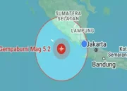 BREAKING! Gempa Magnitudo 5,2 Guncang Lampung, Warga Diminta Waspada