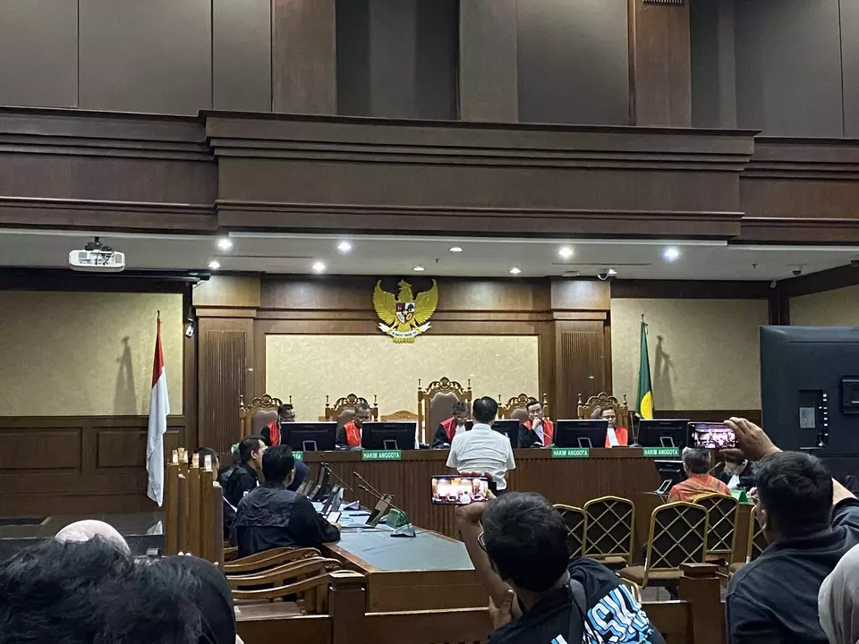 Image Credit Ricki Putra Harahap/Beritasatu - Sidang putusan kasus korupsi emas Antam dengan terdakwa Budi Said di Pengadilan Tipikor Jakarta, Jumat (27/12/2024).