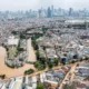 Image Credit Bayu Pratama S/Antara - Foto udara banjir di Jakarta akibat meluapnya Kali Ciliwung, Selasa (4/3/2025).