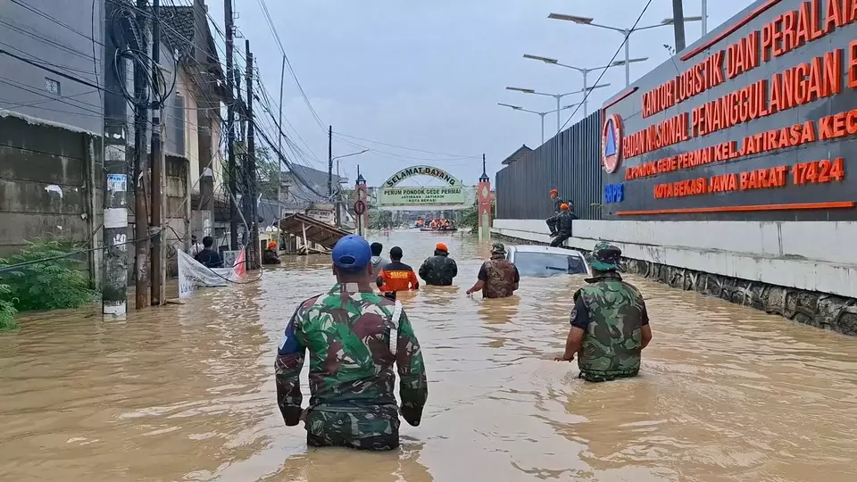 Image Credit Istimewa - Banjir tenggelamkan Bekasi