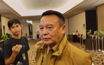 Image Credit Istimewa - Anggota Komisi I DPR-RI TB Hasanuddin saat ditemui di Hotel Fairmont, Jakarta, Sabtu (15/3/2025).