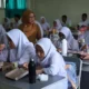 trasi program makan bergizi gratis (MBG). (Antara/Jessica Wuysang)