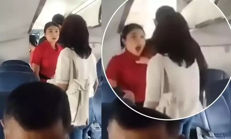 Image Credit Istimewa - Seorang anggota DPRD Sumut diduga mencekik pramugari di dalam kabin karena masalah koper.