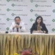 Manajemen Persada Hospital saat menggelar konferensi pers kasus dugaan pelecehan terhadap pasien yang dilakukan dokter umum IGD berinisial AY, Jumat 18 April 2025. (Istimewa)