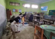 Banjir Akibat Tanggul Jebol Ganggu Kegiatan Belajar Mengajar di Pati, Jawa Tengah