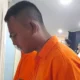 Heru Budiman, tersangka pembakaran bocah berinsal MA (4) hingga tewas di Kampung Kresek, Desa Rawa Burung, Kecamatan Kosambi, Kabupaten Tangerang, Banten pada Minggu (27/4/2025). (Beritasatu/Ilham Oktafian)