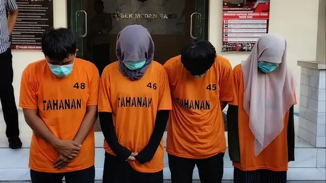 Para tersangka perjokian.(Istimewa)
