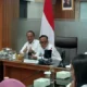 Wakil Menteri Ketenagakerjaan, Immanuel Ebenezer Gerungan di Kantor Kemnaker, Jakarta, Senin (19/5/2025). (Arief/Liputan6)