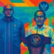 Ilustrasi. Menteri Energi dan Sumber Daya Mineral (ESDM) (kanan) saat memberikan pernyataan pers di Istana Kepresidenan, Jakarta, Kamis (22/5/2025).(Indonesiaupdates.com)