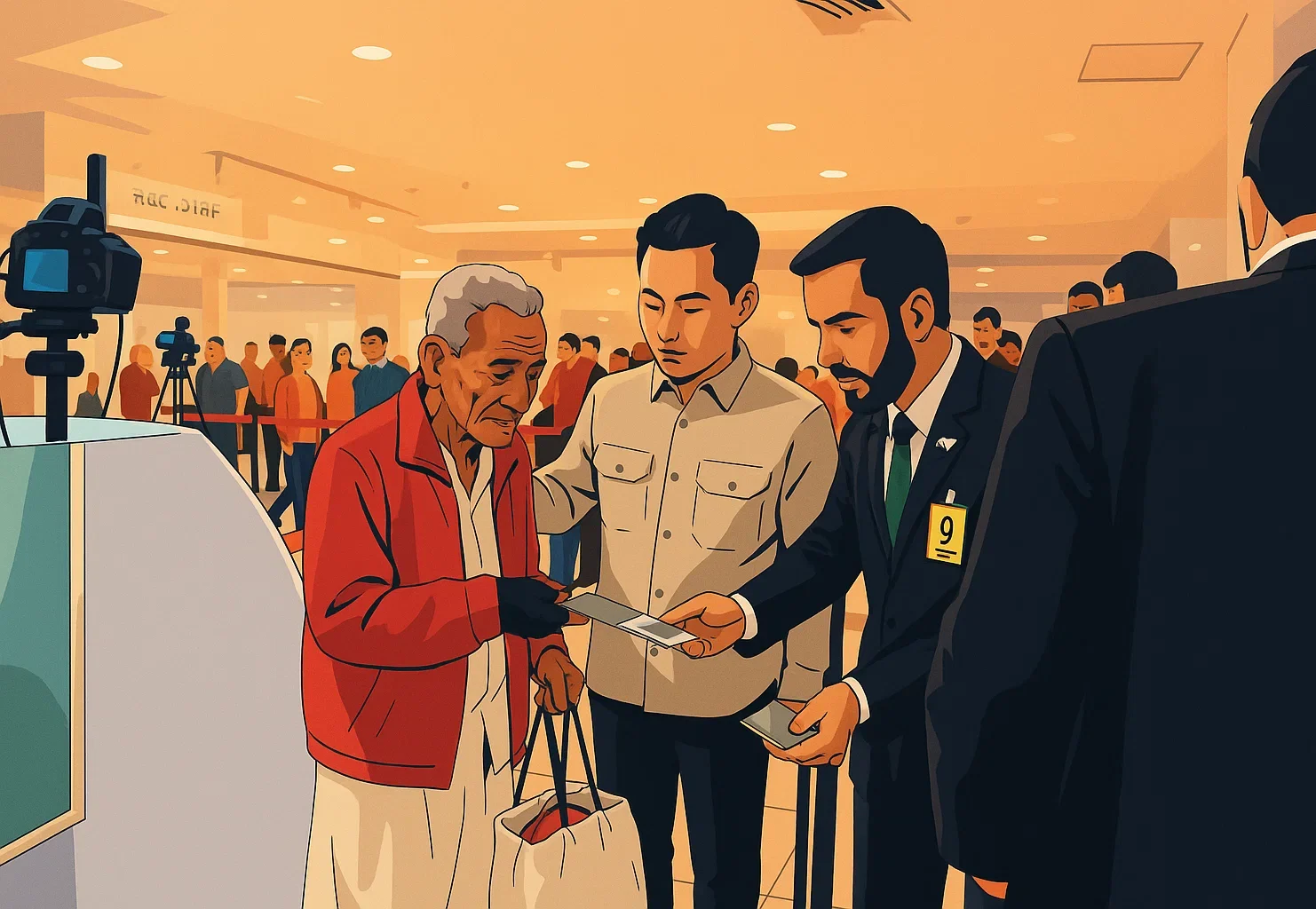 Ilustrasi - Wapres Gibran melepas keberangkatan jemaah haji Kloter 73 embarkasi Surakarta sekaligus meninjau fasilitas pelayanan jemaah haji di Bandara Internasional Adi Soemarmo, Surakarta.