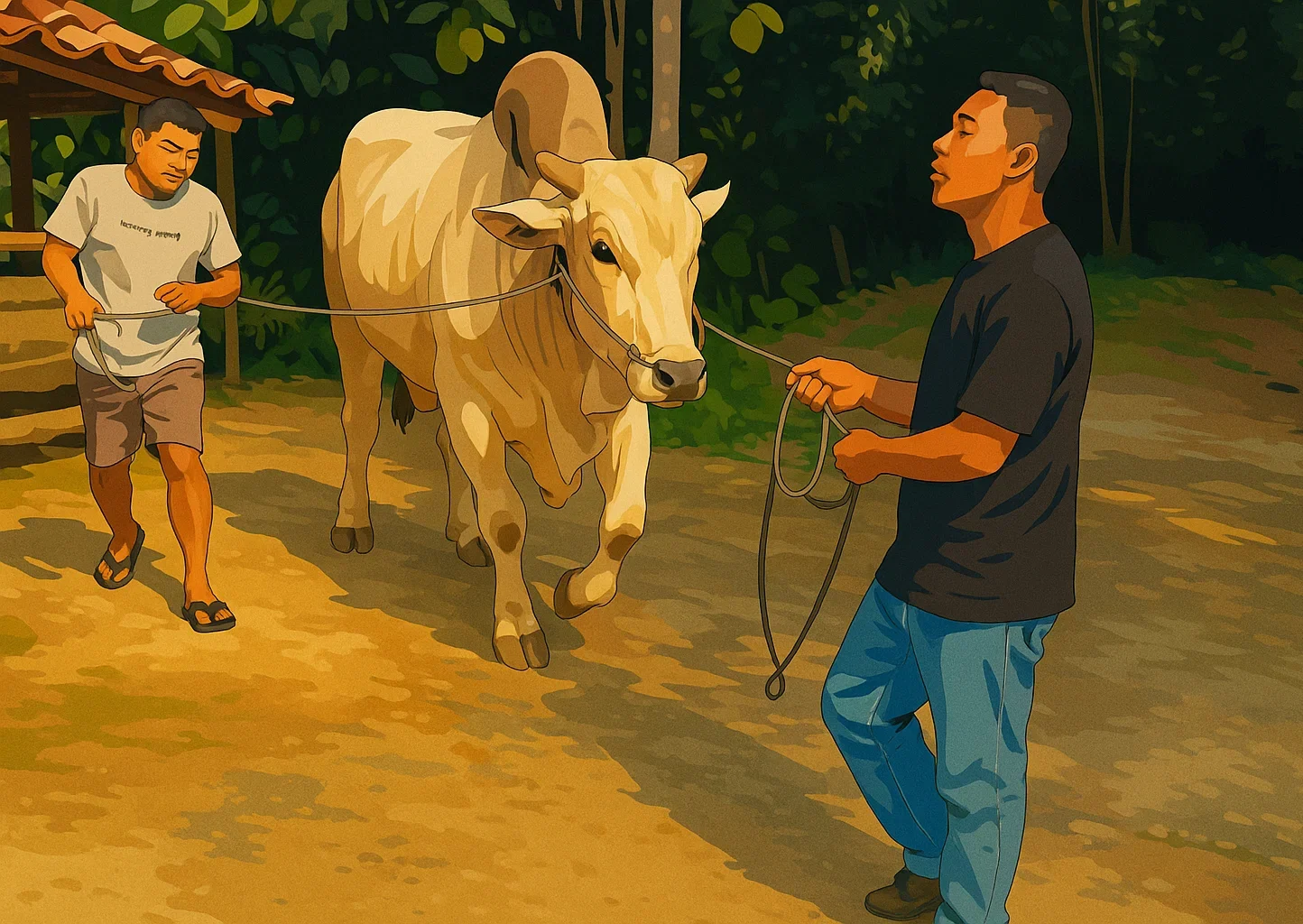 Ilustrasi - Si Bejo sapi kurban Presiden Prabowo untuk DIY.
