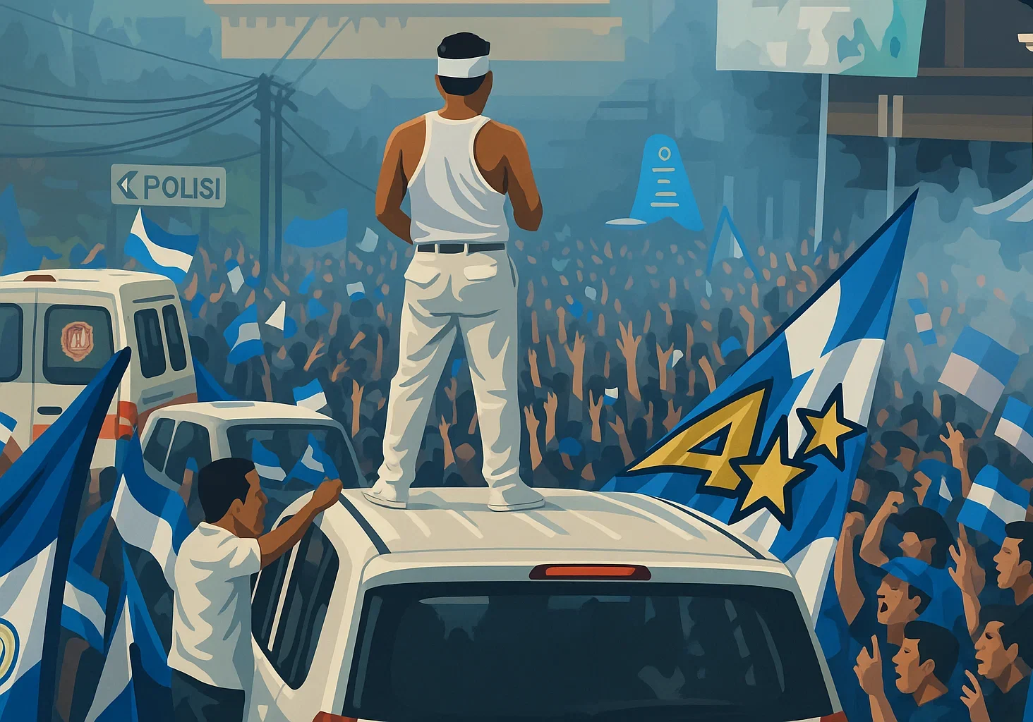 Ilustrasi - Dedi Mulyadi turun jalan saat pawai Persib juara di Kota Bandung, Minggu, 25 Mei 2025. (Tangkapan layar Instagram @dedimulyadi71)