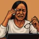 Ilustrasi - Mantan asisten Sean "Diddy" Combs, Capricorn Clark, bereaksi saat memberikan kesaksian dalam sidang kasus perdagangan seks yang menjerat Combs di New York City, New York, Amerika Serikat, pada 27 Mei 2025.