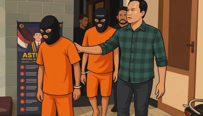 Motif Cemburu, Dua Pelaku Penyiraman Air Keras Ibu dan Anak di Sukabumi Ditangkap Polisi