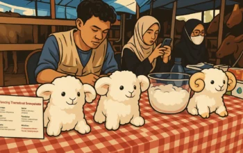 Pedagang Hewan Kurban di MERR Surabaya Tawarkan Boneka Domba dan Doorprize Menarik Sambut Iduladha 2025