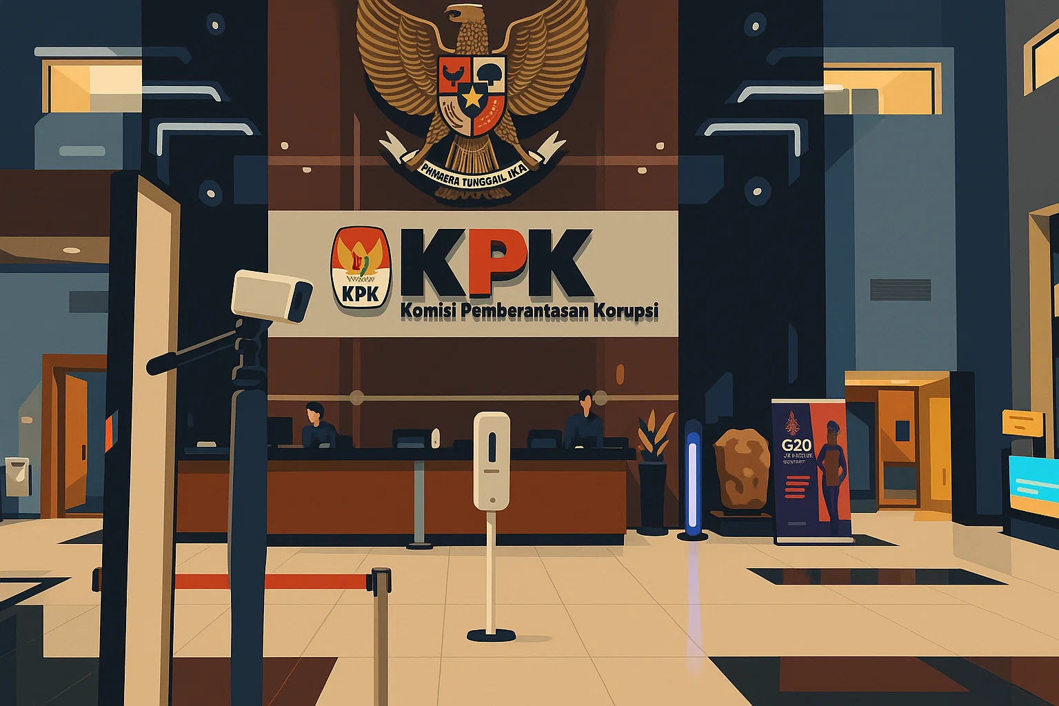 Ilustrasi - Gedung Komisi Pemberantasan Korupsi (KPK).