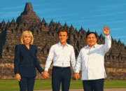 Keakraban Prabowo dan Macron di Candi Borobudur: Momen Hangat di Tengah Diplomasi