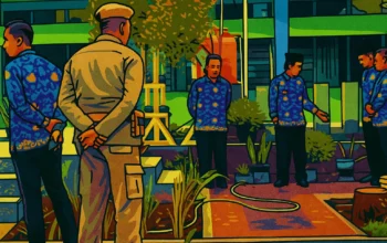 Ilustrasi -Walikota Cirebon Effendi Edo (peci hitam) saat mengunjungi SMPN 4 Kota Cirebon, Selasa pagi, 17 Juni 2025.