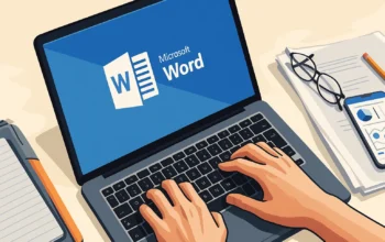 Ilustrasi - Penggunaan Fitur Microsoft Word untuk Usaha Kecil.