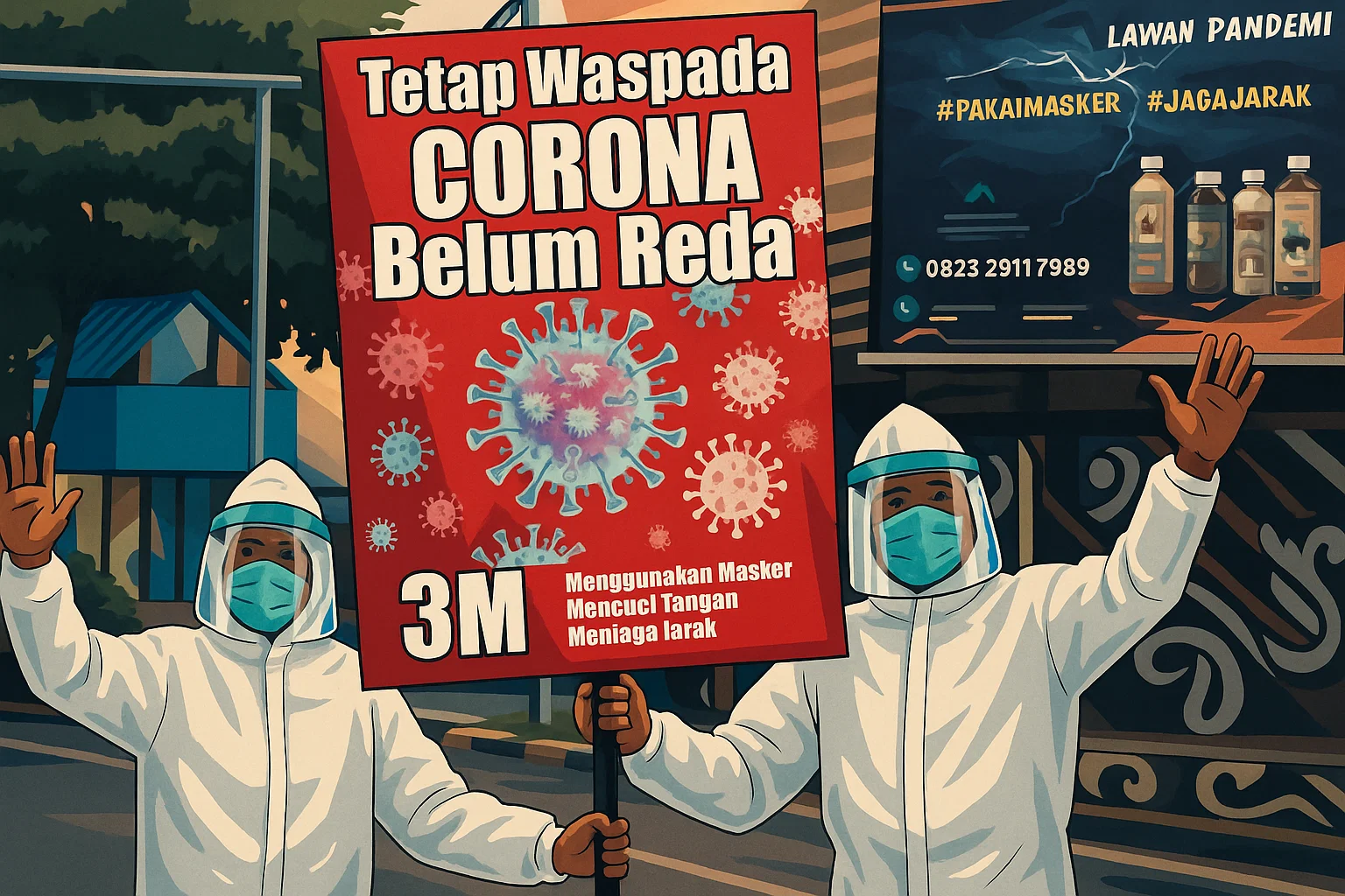 Ilustrasi - Covid 19.