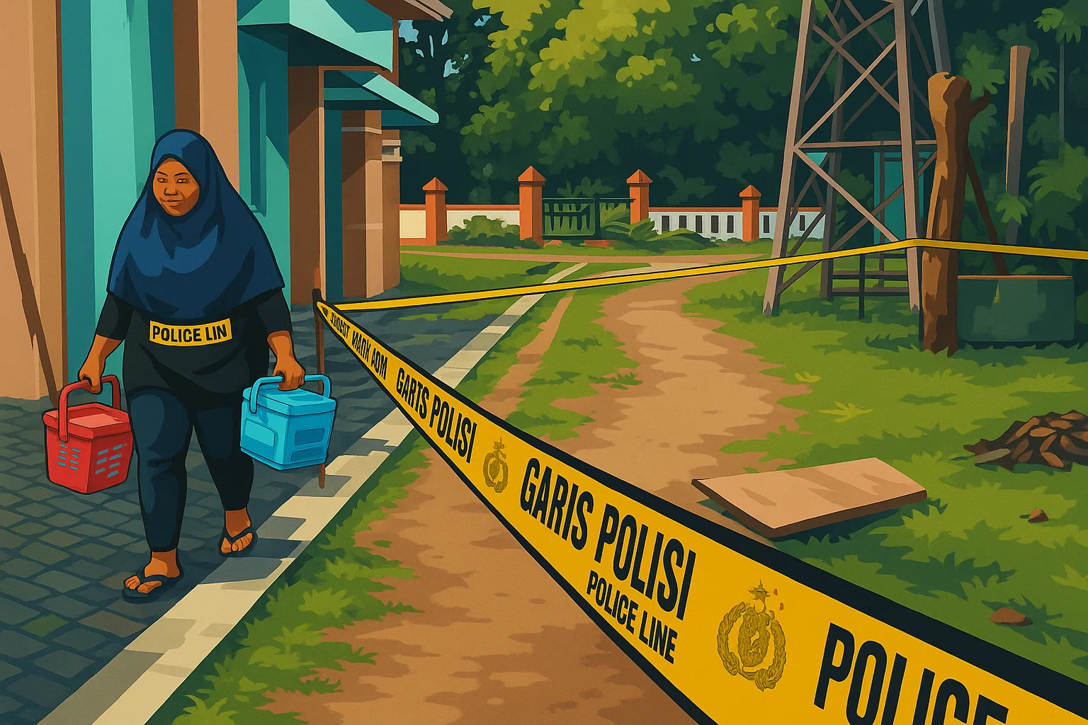 Ilustrasi - Warga Kabupaten Banyuasin, Sumatera Selatan bunuh diri di Masjid Agung Sumber, Kabupaten Cirebon dengan cara melompat dari atap..