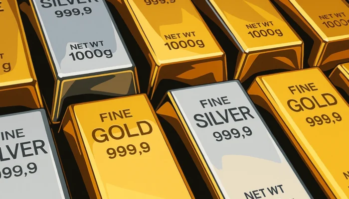 Harga Emas Turun 1% Usai Data Ketenagakerjaan AS Kuat, Perak Sentuh Rekor Tertinggi Sejak 2012