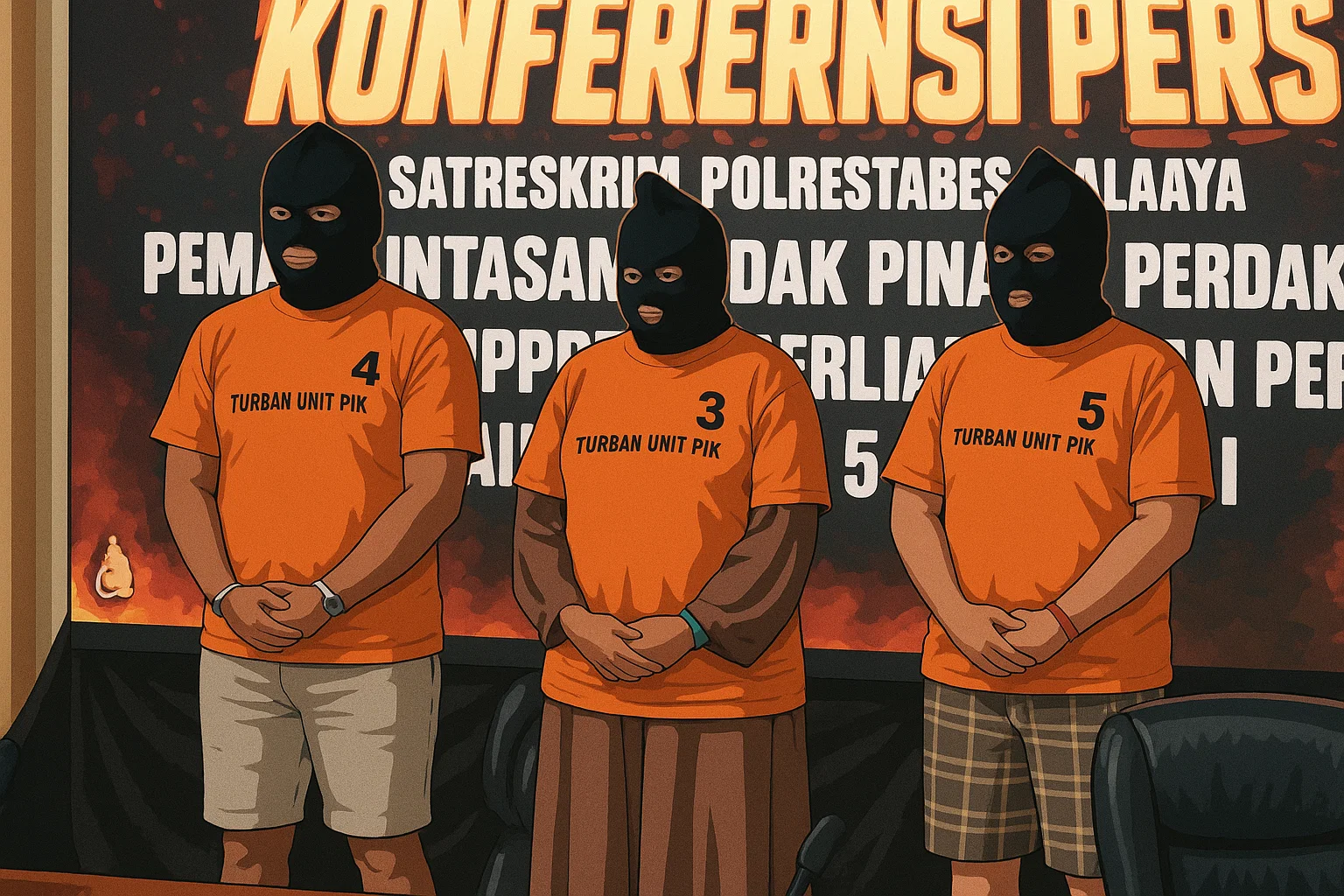 Ilustrasi - Polrestabes Surabaya membongkar sindikat TPPO yang menyekap korban sebelum dikirim ilegal ke Malaysia, Minggu 8 Juni 2025.