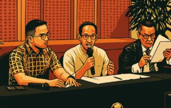 Ilustrasi - Mantan Menteri Pendidikan, Kebudayaan, Riset, dan Teknologi (Mendikbudristek) Nadiem Makarim menegaskan kebijakan pengadaan laptop Chromebook tidak ditujukan untuk wilayah tertinggal, terdepan, dan terluar (3T) dalam konferensi pers yang digelar di The Dharmawangsa, Jakarta Selatan, Selasa 10 Juni 2025.