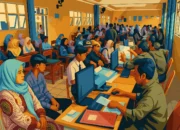 Ilustrasi - Hari pertama pelaksanaan sistem penerimaan murid baru (SPMB) tahap I di Sumedang terhambat karena adanya gangguan server.