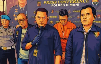 Ilustrasi - Satreskrim Polres Dirut BUMD di Kabupaten Bandung sebagai tersangka kasus penipuan cek kosong. Minggu, 15 Juni 2025.
