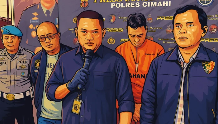 Dirut BUMD di Bandung Barat Jadi Tersangka Penipuan Cek Kosong Senilai Rp 659 Juta
