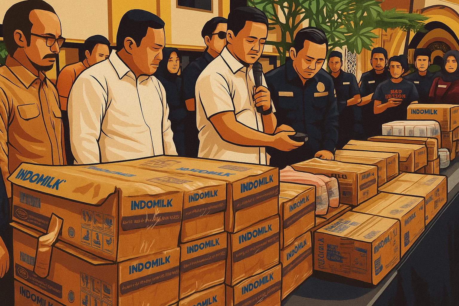 Ilustrasi - Polisi berhasil membongkar praktik peredaran susu kemasan kedaluarsa yang dijual bebas di Kota Bogor, Jawa Barat, Senin, 16 Juni 2025.