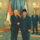 Ilustrasi - Presiden Rusia Vladimir Putin dan Prabowo Subianto, saat masih menjabat sebagai menteri pertahanan Republik Indonesia, bertemu di Moskow pada 31 Juli 2024.