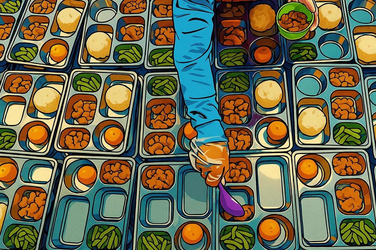 Ilustrasi - Untuk diketahui, menu yang dihadirkan dan diolah di dapur untuk Makan Bergizi Gratis dikelola langsung oleh Satuan Pelayanan Pemenuhan Gizi (SPPG) yang ditunjuk Badan Gizi Nasional (BGN).