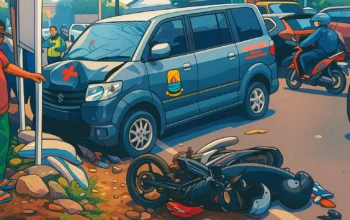 Ilustrasi - Kecelakaan maut terjadi di Jl Raya Jenderal Sudirman (Penggung), Kota Cirebon, Kamis (19/6/2025).