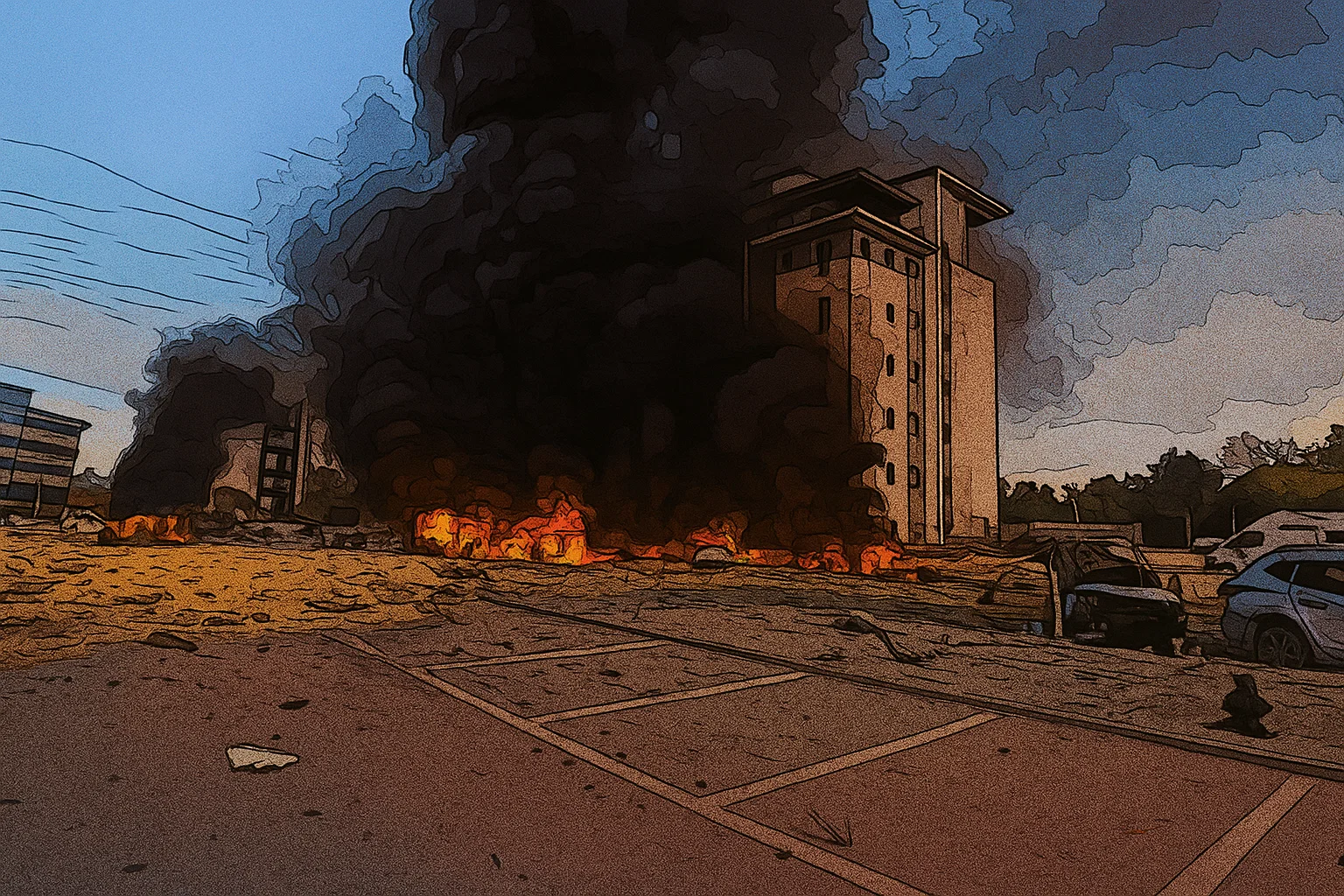 Ilustrasi - Iran melancarkan serangan langsung ke jantung teknologi Israel pada Jumat (20/6/2025). Serangan tersebut menghantam kawasan strategis di selatan Israel, termasuk kantor Microsoft.