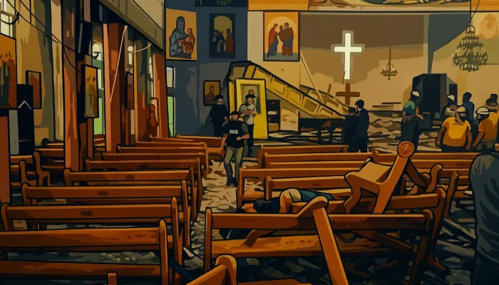 Bom Bunuh Diri di Gereja Damaskus Tewaskan 22 Orang, Diduga Ulah ISIS