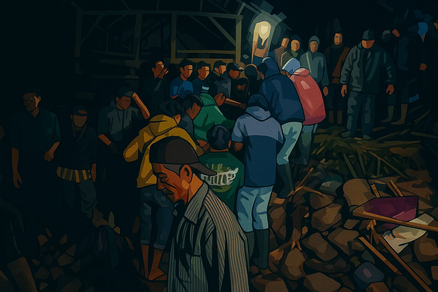 Ilustrasi - Sejumlah warga melakukan proses evakuasi korban yang tertimba tanah longsor di Kampung Kiararambai, Desa Girimukti, Kecamatan Cisewu, Kabupaten Garut, Jawa Barat, Rabu 25 Juni 2025.