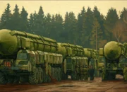Ilustrasi - Rudal berhulu ledak nuklir milik Rusia.