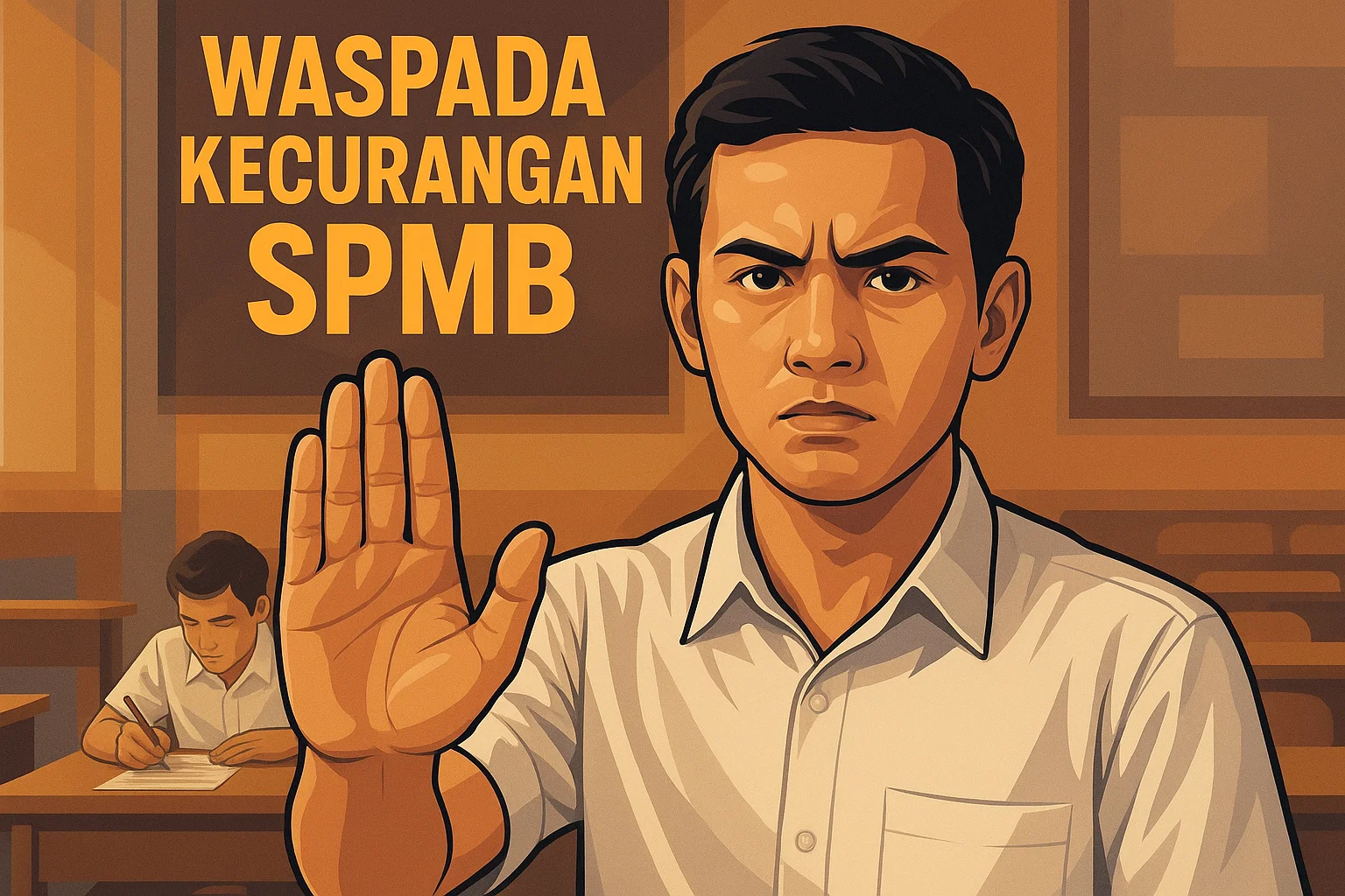 Ilustrasi - Waspada Kecurangan SPMB.