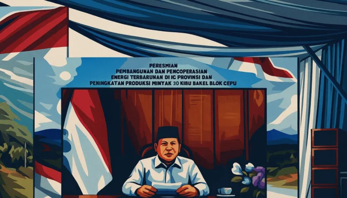 Prabowo Resmikan Sumur Minyak Baru di Blok Cepu, Targetkan Swasembada Energi Nasional