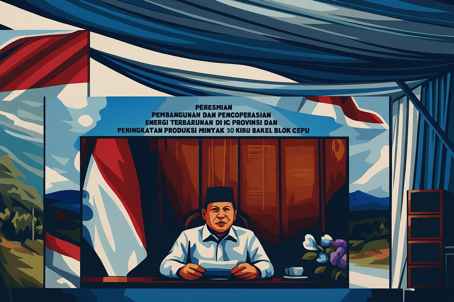 Ilustrasi - Presiden Prabowo Subianto memimpin peresmian proyek PLTP dan PLTS di 15 provinsi secara daring, Kamis 26 Juni 2025.