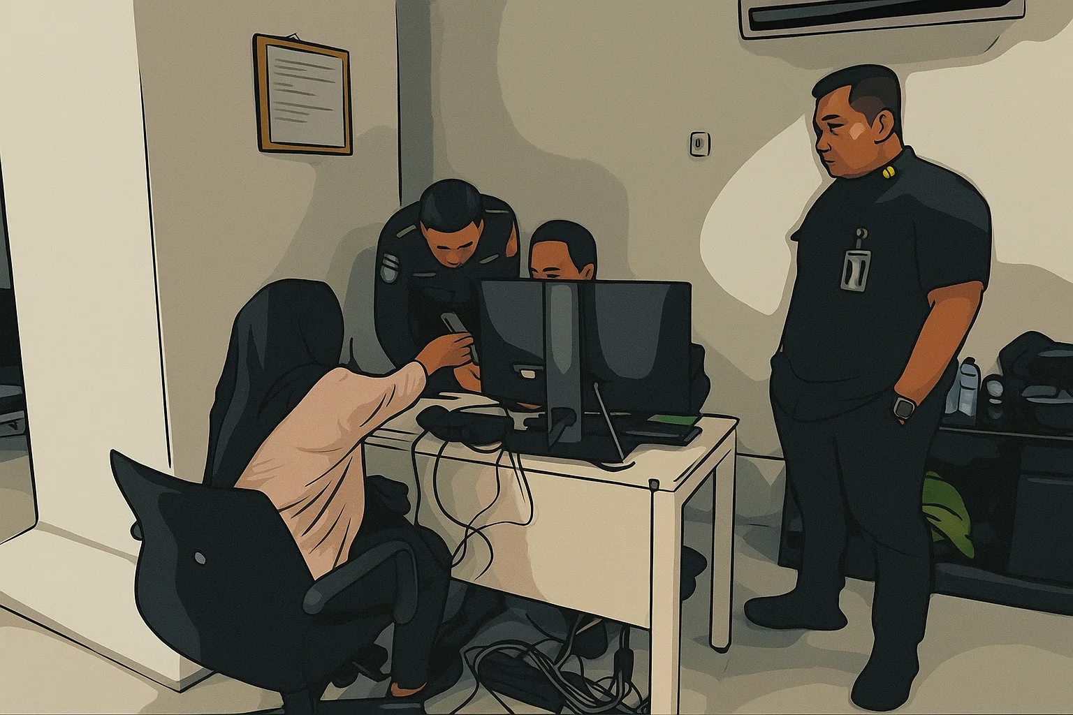 Ilustrasi - Bareskrim Polri bersama Imigrasi Soetta dan BP2MI Serang berhasil menggagalkan keberangkatan 98 WNI yang diduga jadi korban TPPO dengan modus kerja ke luar negeri.