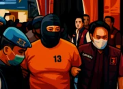 Ilustrasi - Polisi menghadirkan tersangka dalam kasus penembakan dua warga negara Australia di Polres Badung, Kamis 26 Juni 2025.